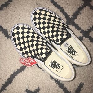 Checkered Slip-On Vans